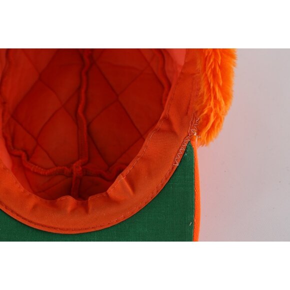 Vtg 70s Conservation Education Kentucky Safe Hunter Quilted Ear Flap Hat 7 1/8 - Picture 13 of 14